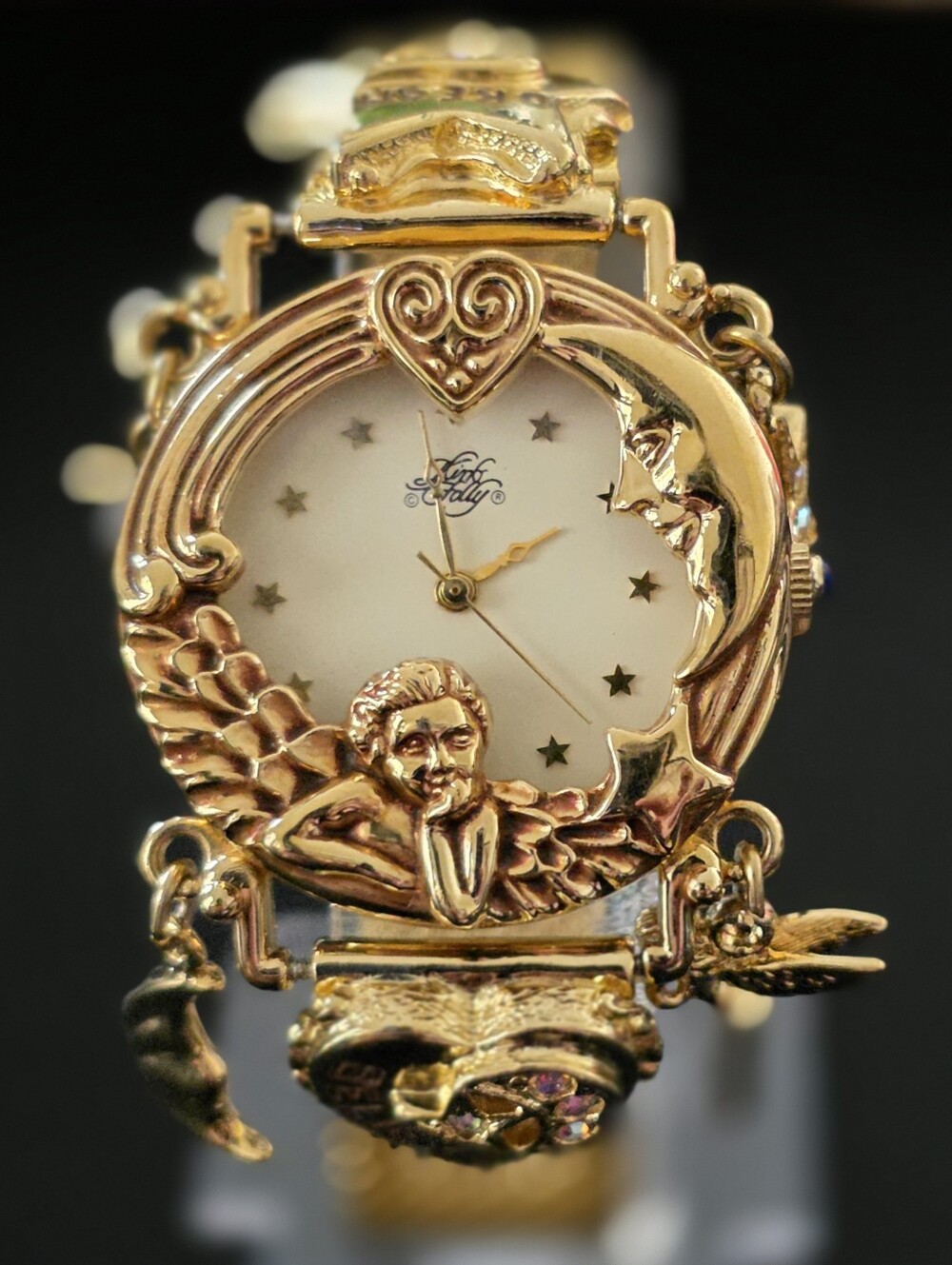 VTG 1994 Kirks Folly Angel Time Celestial Anniversary Dream Believe Watch Runs